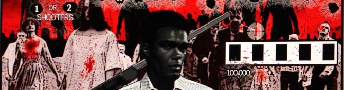 Night of the Living Dead Back Glass Close-Up