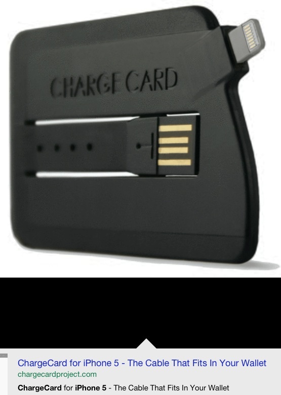 ChargeCard for iPhone 5